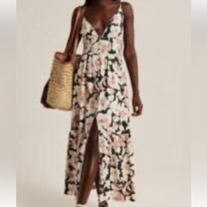 Abercrombie & Fitch Dress Floral Midi  XXSP NWT